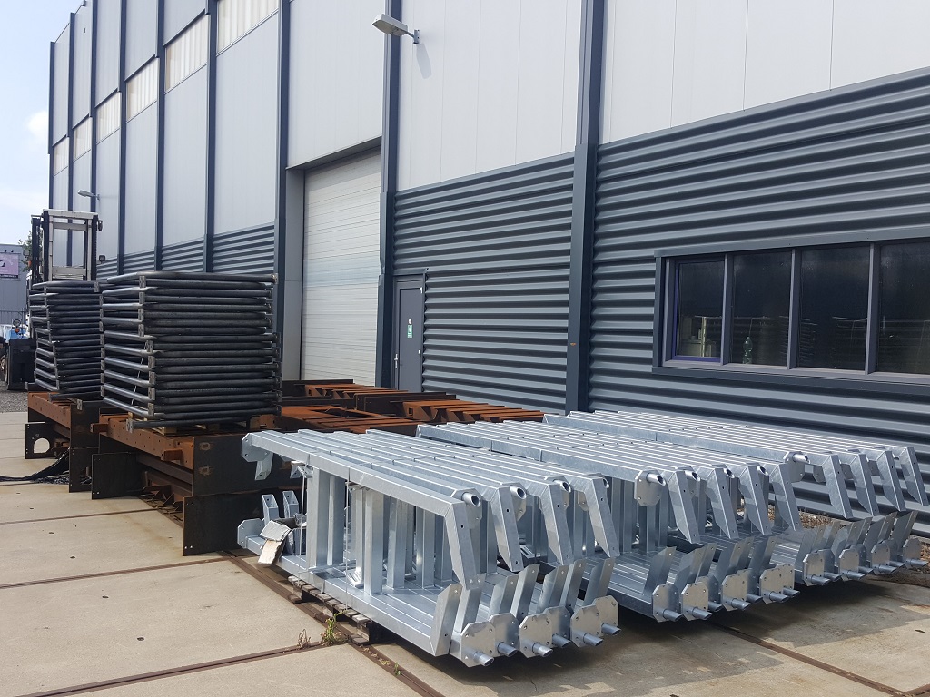 Produceren van grote staalconstructie delen