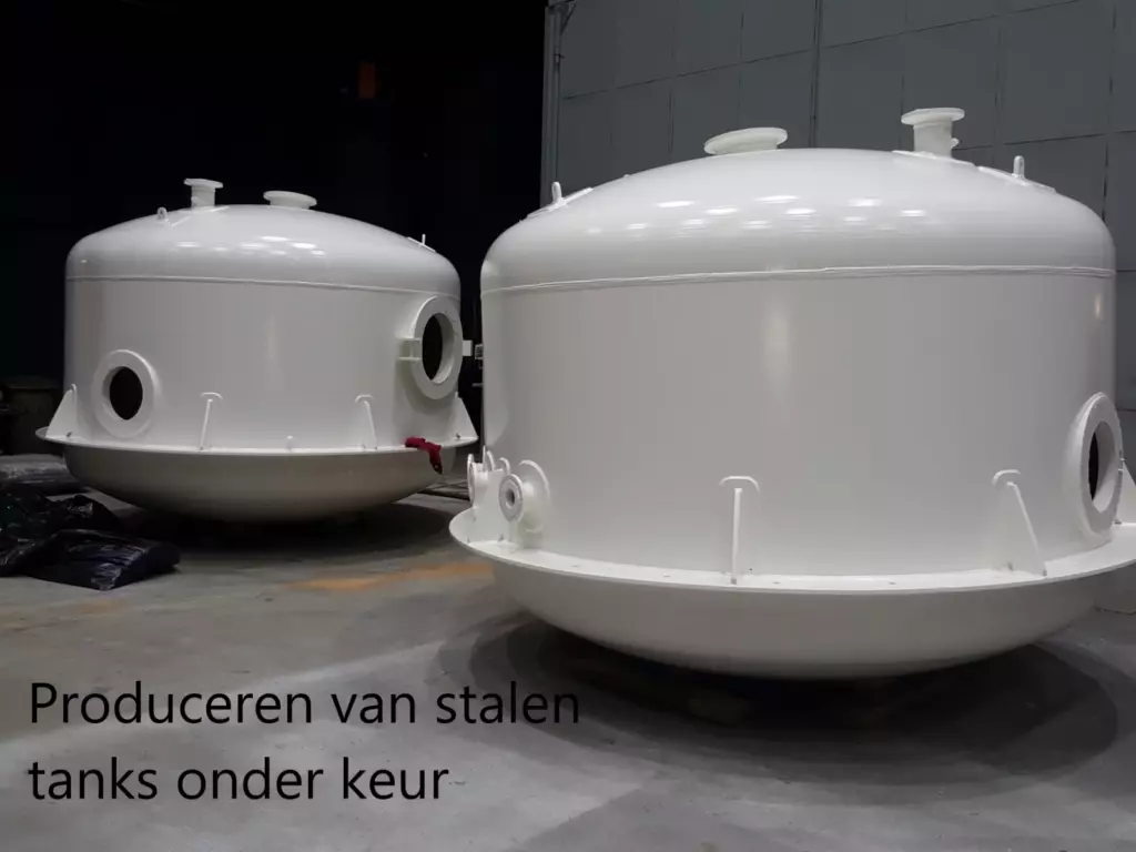 Tankbouw onder keur geproduceerd